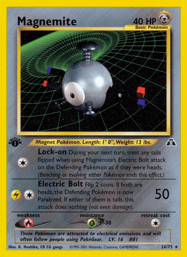Magnemite — 1st Edition