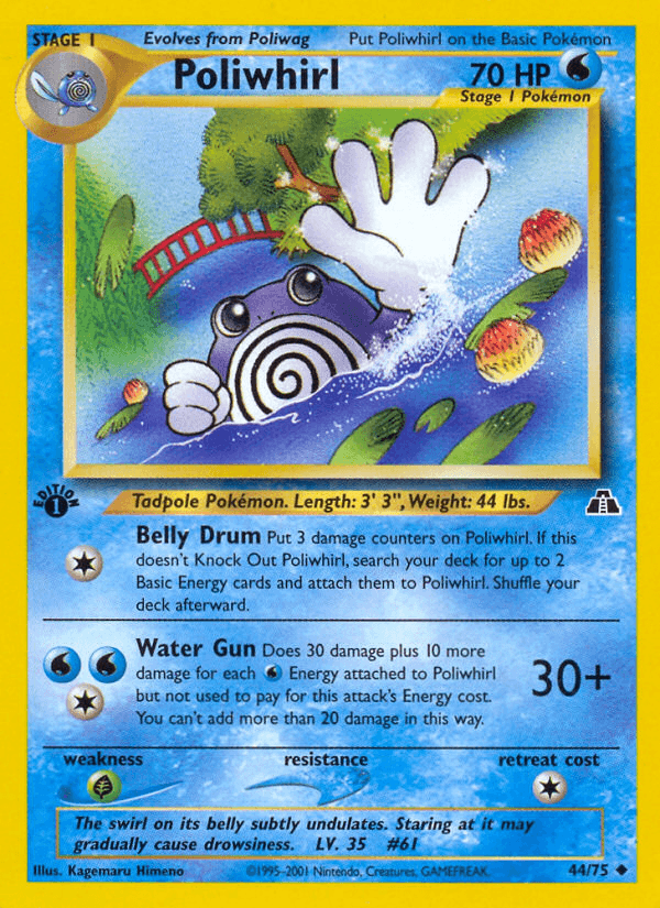 Poliwhirl — 1st Edition