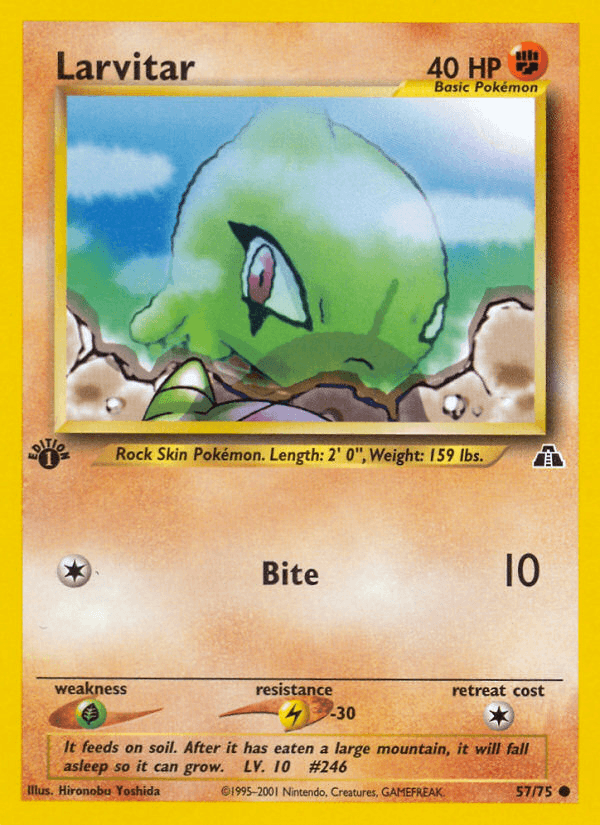 Larvitar — 1st Edition