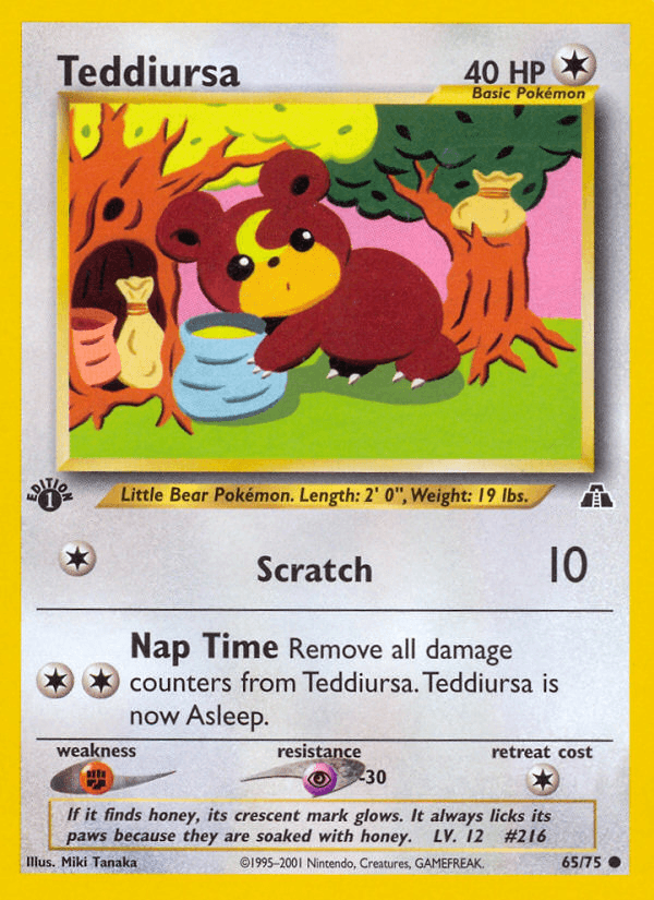 Teddiursa — 1st Edition