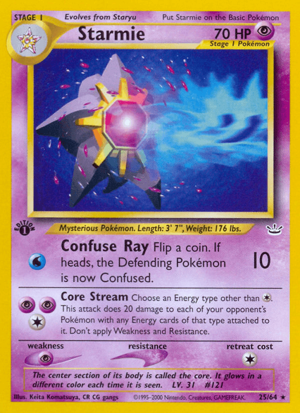 Starmie — 1st Edition