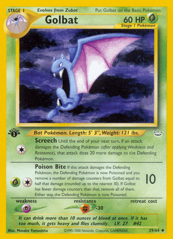 Golbat — 1st Edition