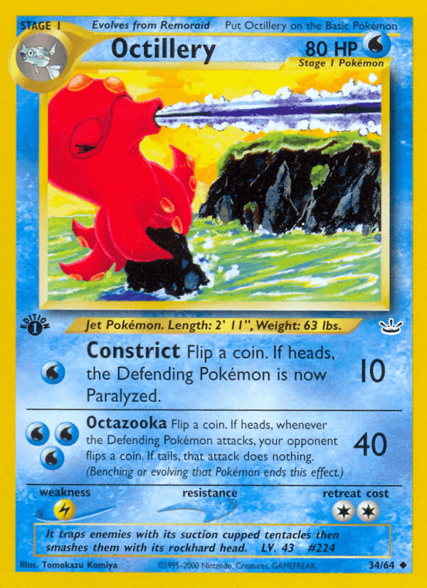 Octillery — 1st Edition