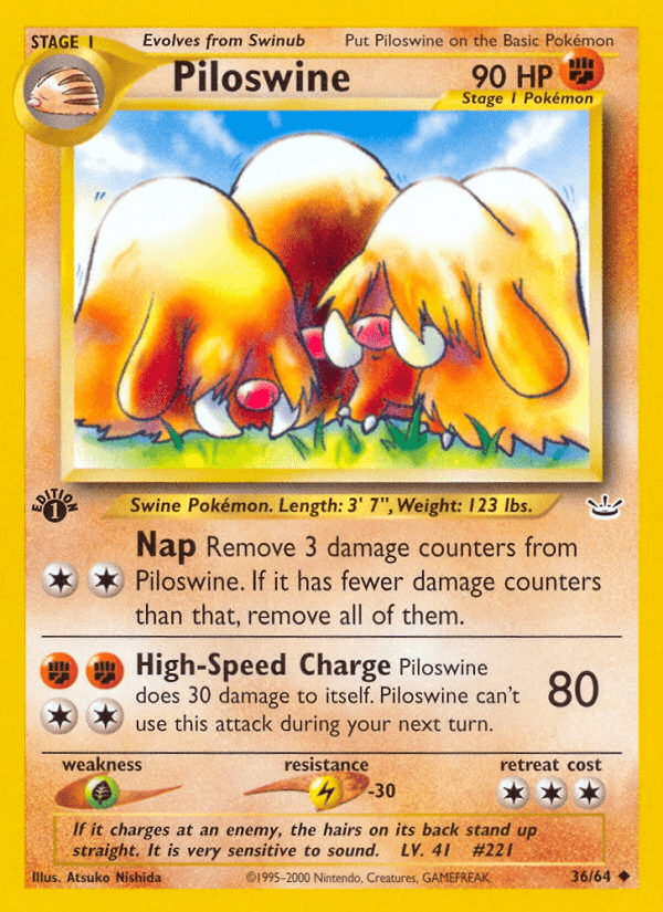 Piloswine — 1st Edition