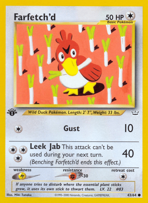 Farfetch'd — 1st Edition