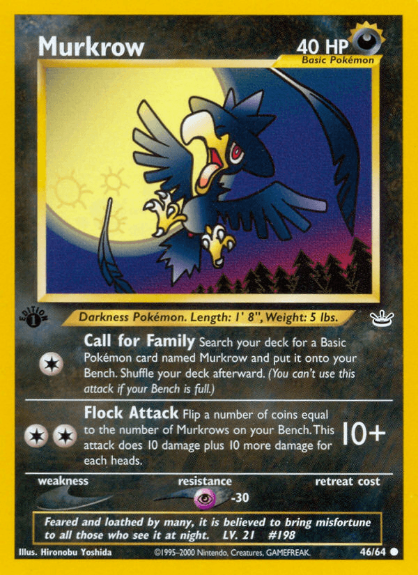 Murkrow — 1st Edition