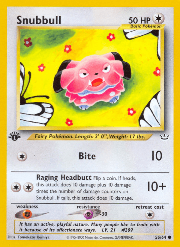 Snubbull — 1st Edition