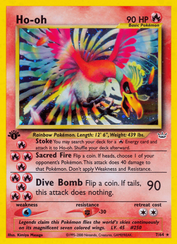 Ho-oh — 1st Edition