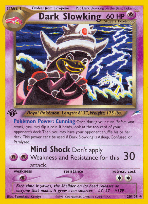 Dark Slowking — 1st Edition