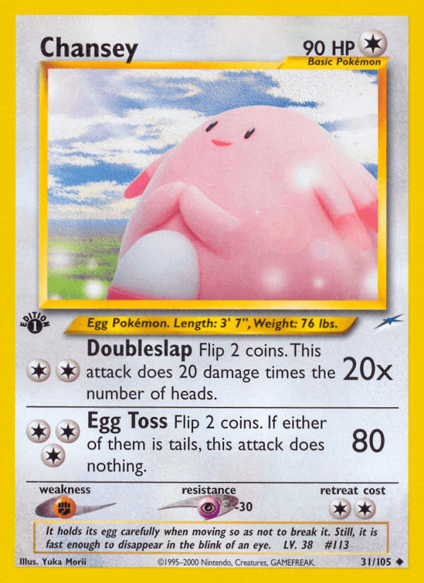 Chansey — 1st Edition