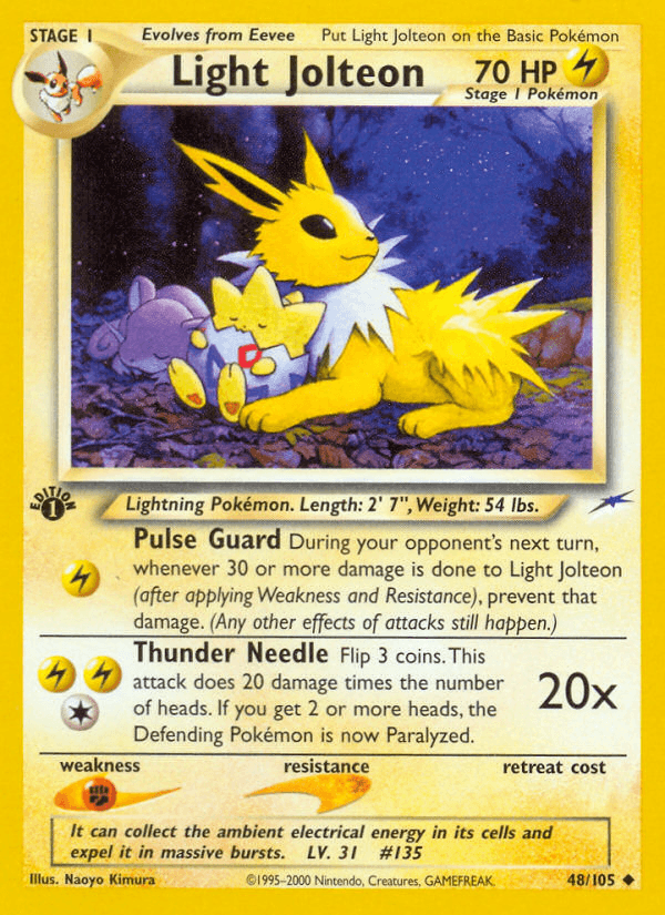 Light Jolteon — 1st Edition