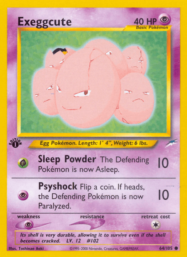 Exeggcute — 1st Edition