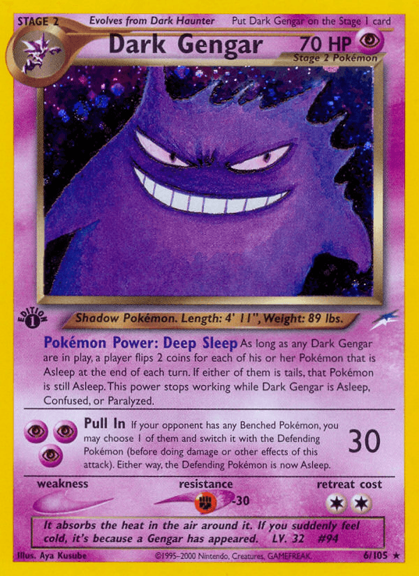 Dark Gengar — 1st Edition