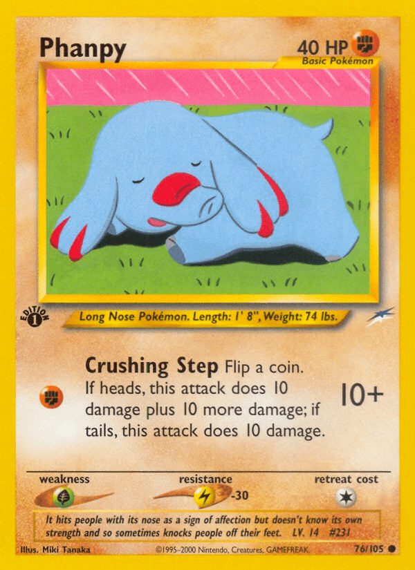 Phanpy — 1st Edition